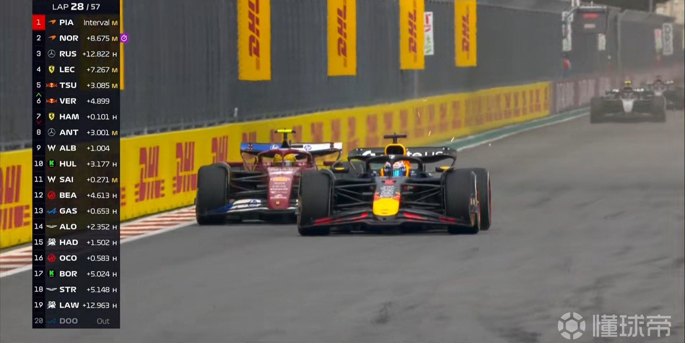 迈凯伦轻取阿斯顿马丁，汉密尔顿统治全场